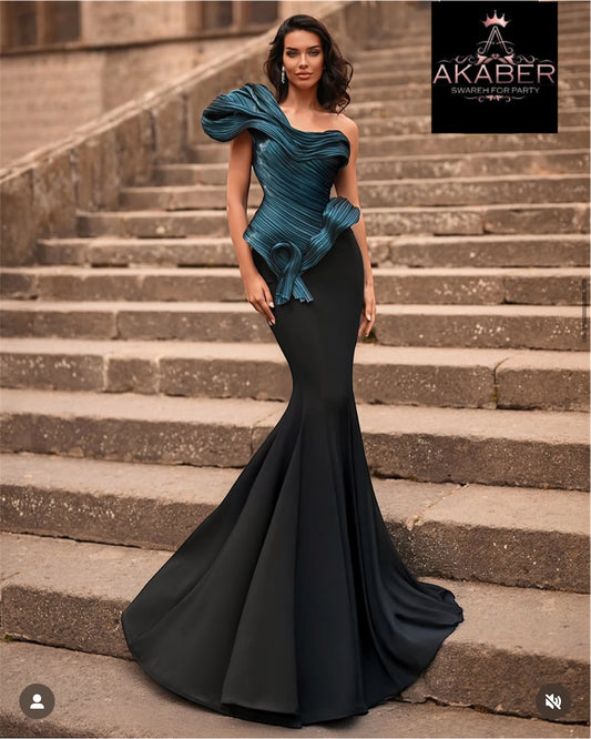 Elegant dress from the Haute Couture collection, exclusive design.