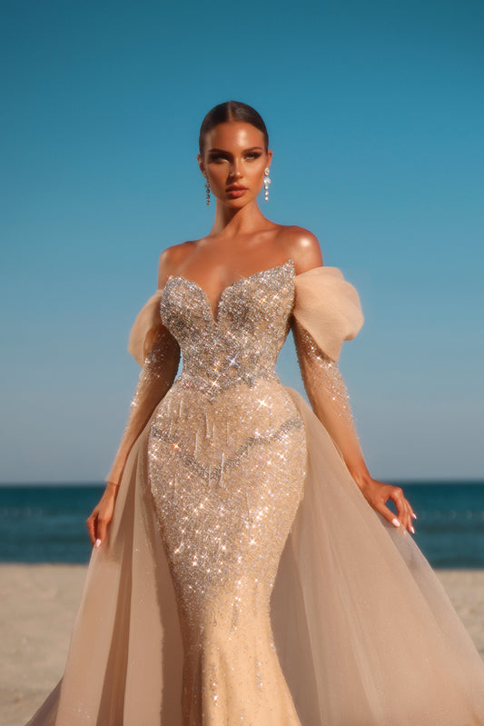 Gold dress